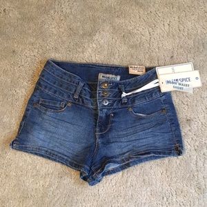 Denim shorts